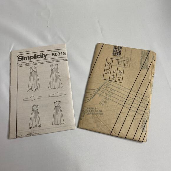 Simplicity Fairy Costume Pattern #S0318 Sprite Nymph Cosplay 8 10 14 16 18 UNCUT - Picture 10 of 12